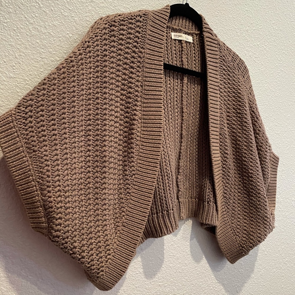 COPY - Cotton Knit Shrug from Old Navy, Size XL